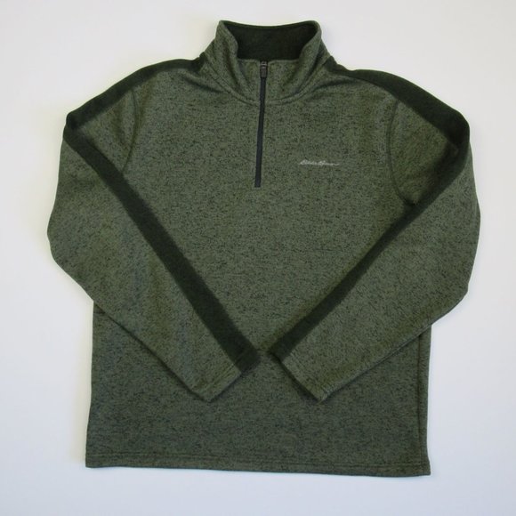 Eddie Bauer Other - Eddie Bauer Quarter Zip Lightweight Pullover Fleece Sweater sz L
